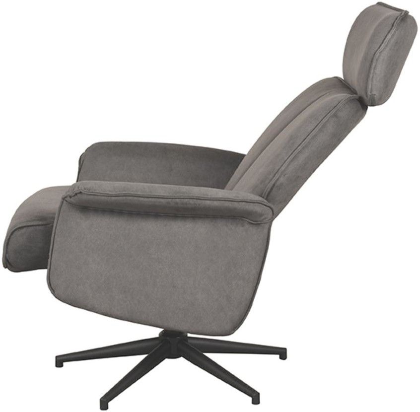 Relaxfauteuil Antraciet Cosmo CH-73.026 Verdal B77 x D79 x H109 cm