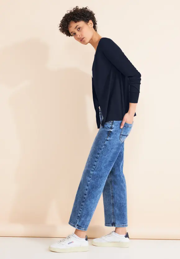 Offener Cardigan - deep blue