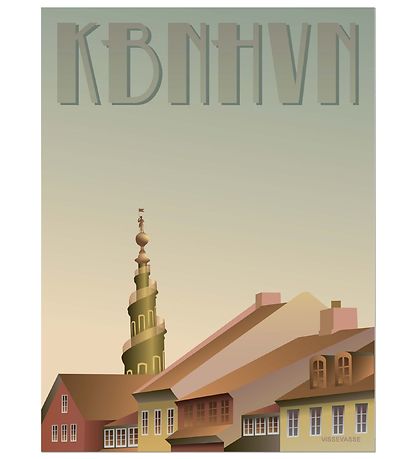 Vissevasse Poster - 50x70 - Kopenhagen - Christianshavn