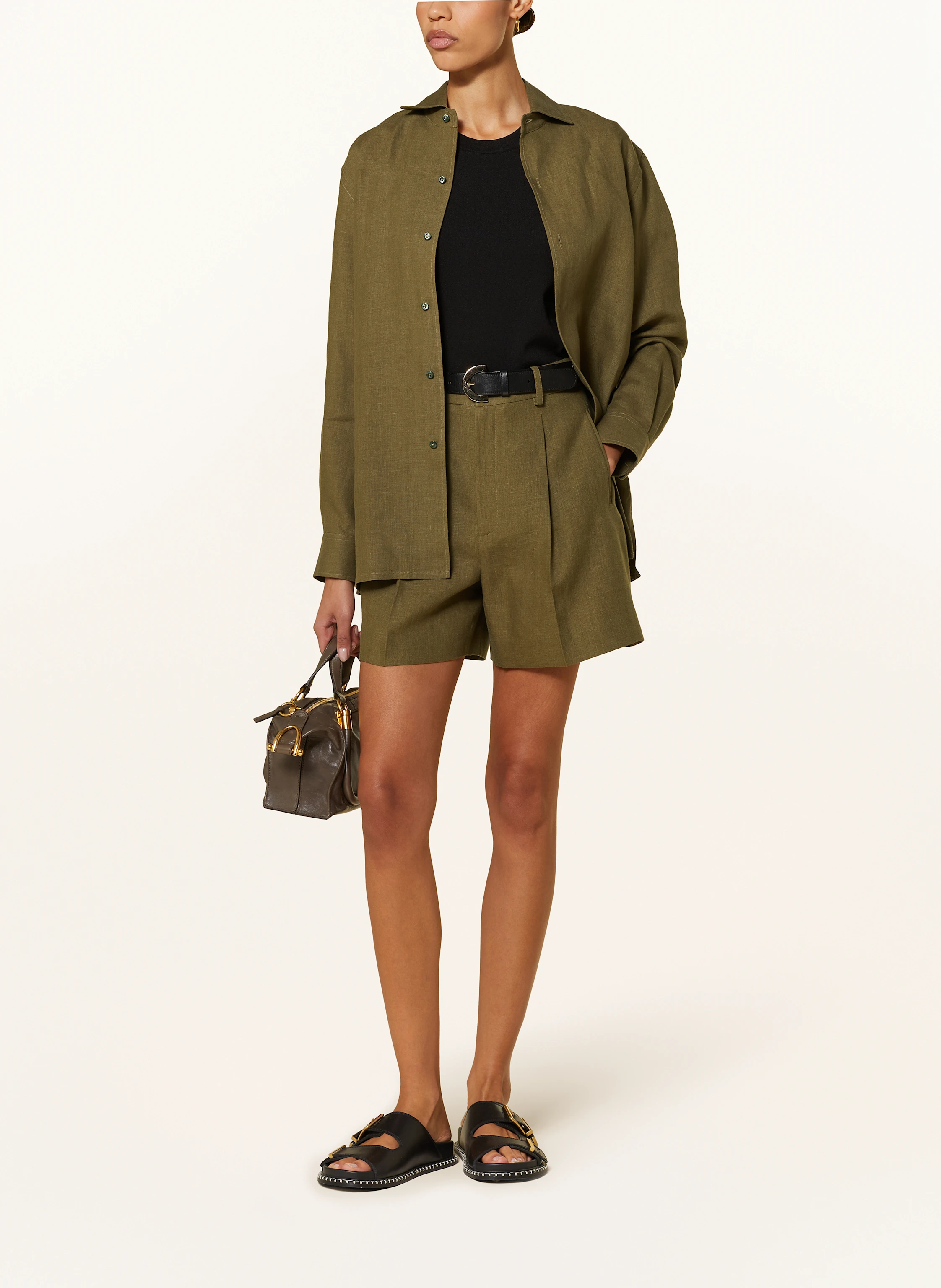 RALPH LAUREN Collection Hemdbluse aus Leinen