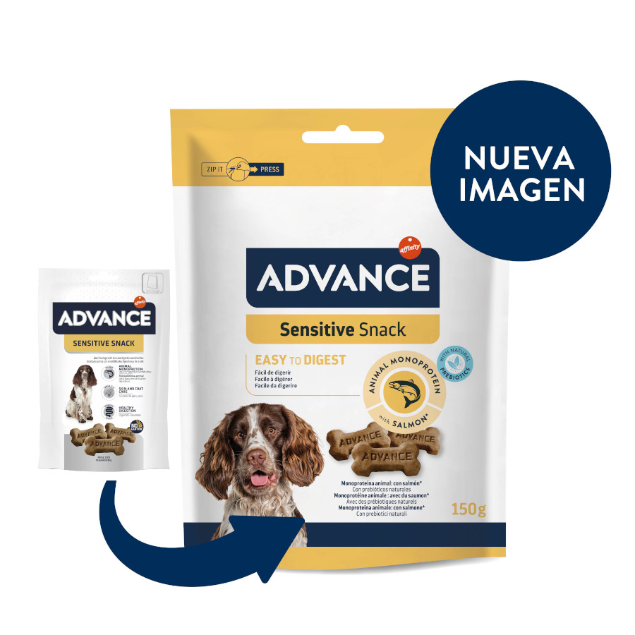 150g de biscoitos Advance Sensitive para cães