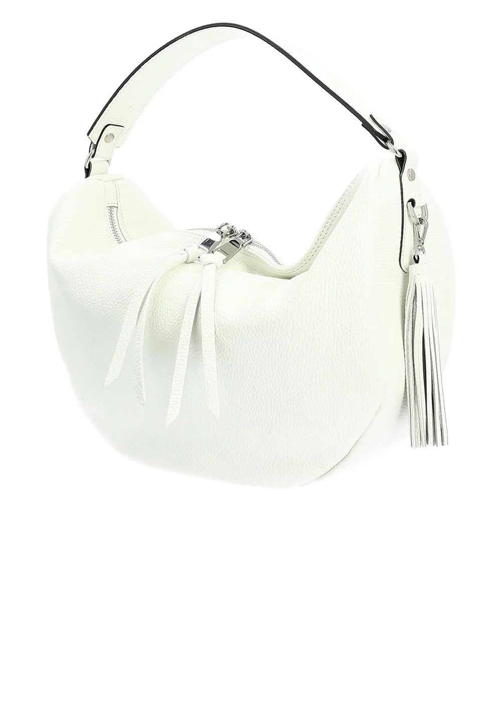 BESACE MIA CUIR BLANC