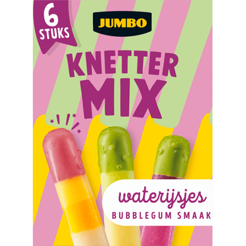 Jumbo Knettermix Waterijsjes 6 Stuks