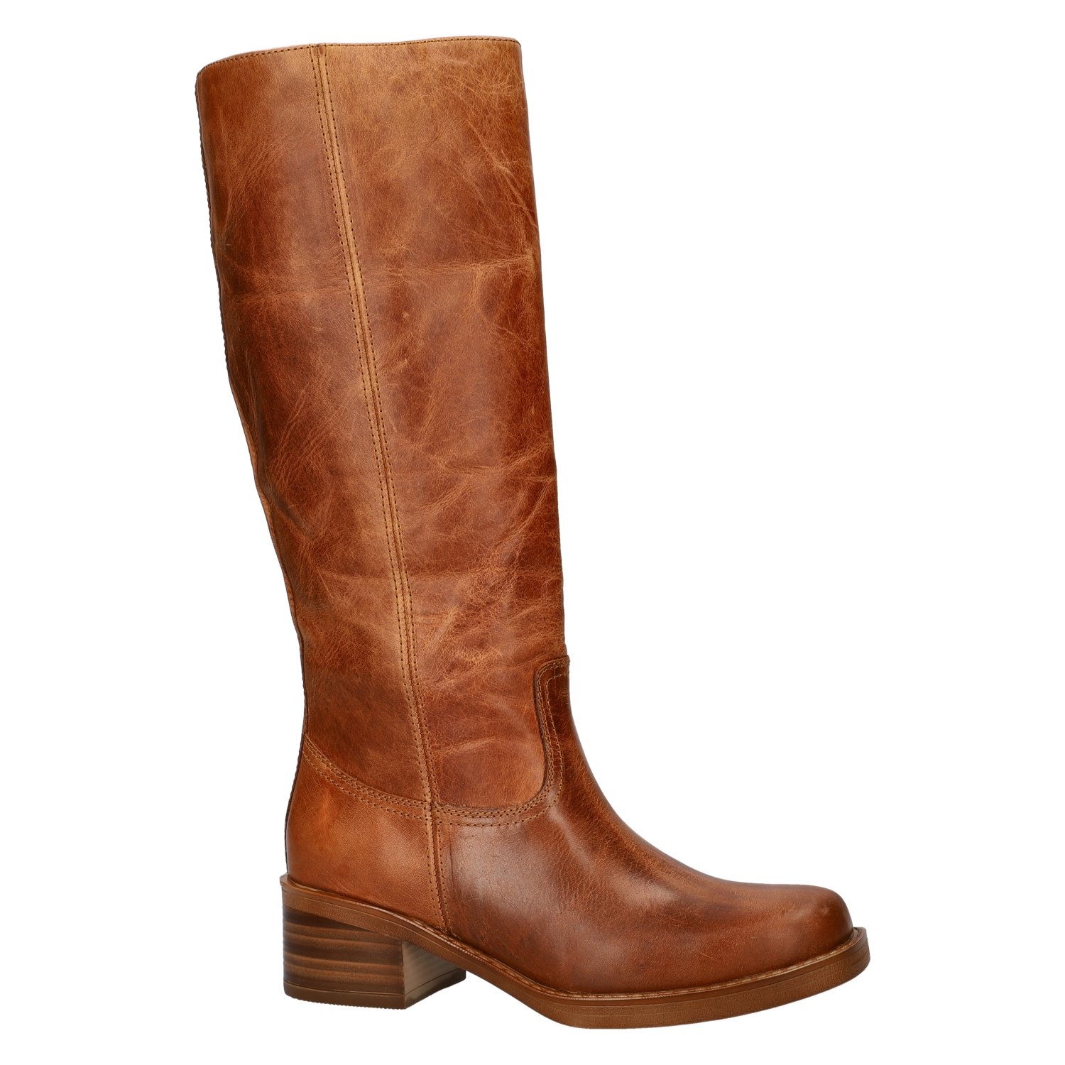 dames hoge laars Nelson Cognac