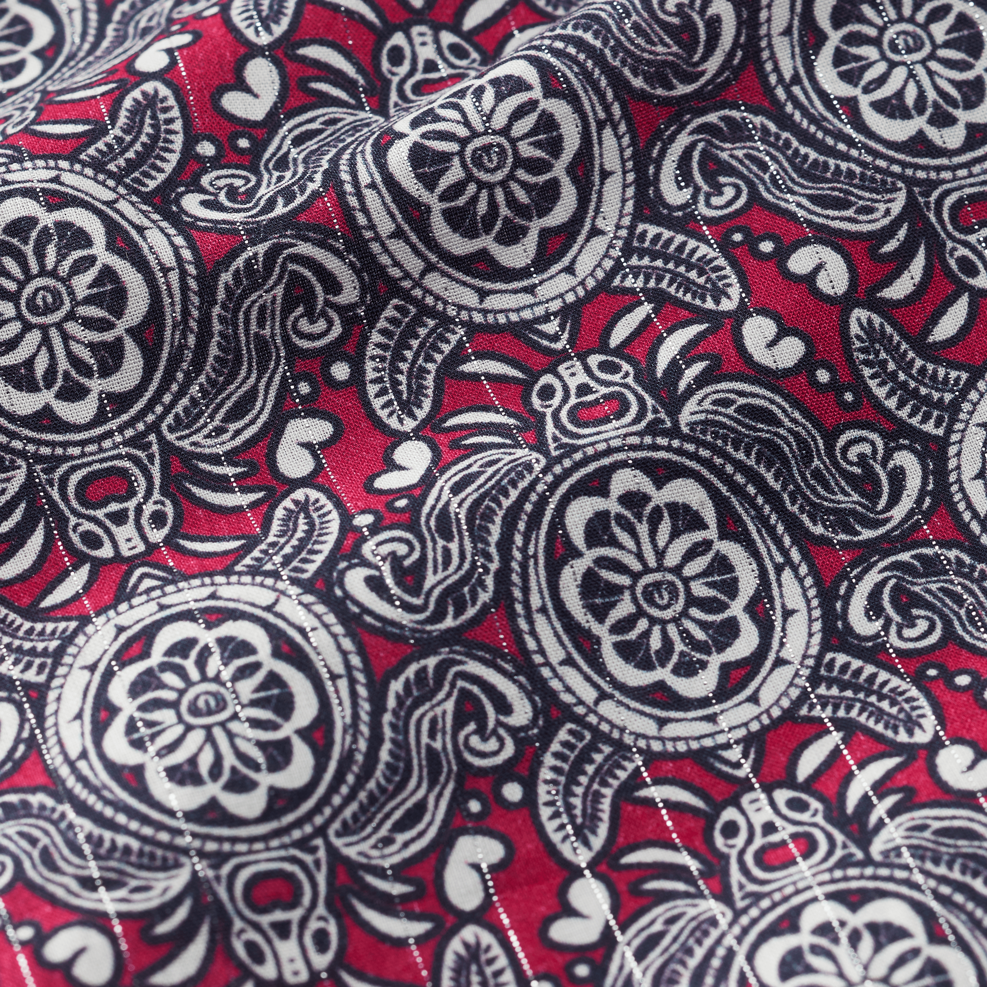 Pantalon Large en Voile de Coton Fille Tribal Turtles