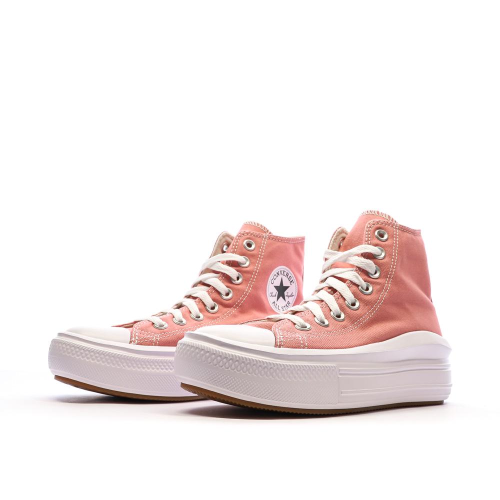 Converse Baskets Roses Femme Converse All Star Move Platform