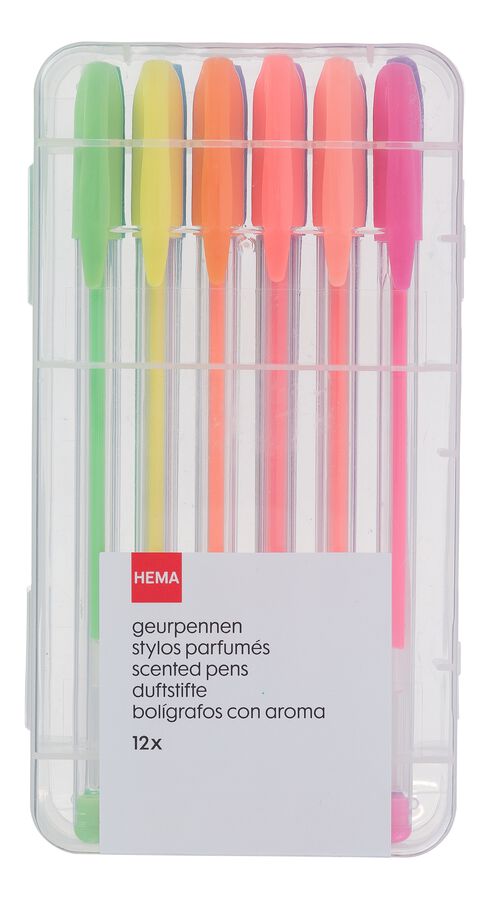 12 stylos parfumés