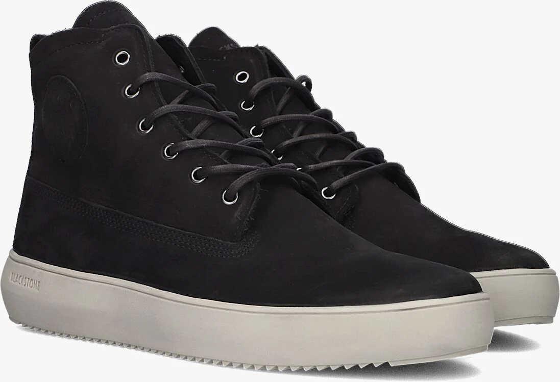 BLACKSTONE zwarte blackstone hoge sneaker aspen