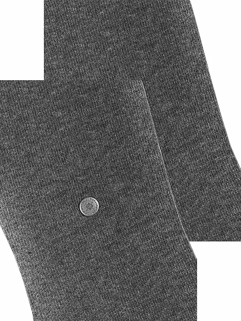 BURLINGTON Herren Socken EVERYDAY 2-er Pkg. 40-46 anthracite mel. grau