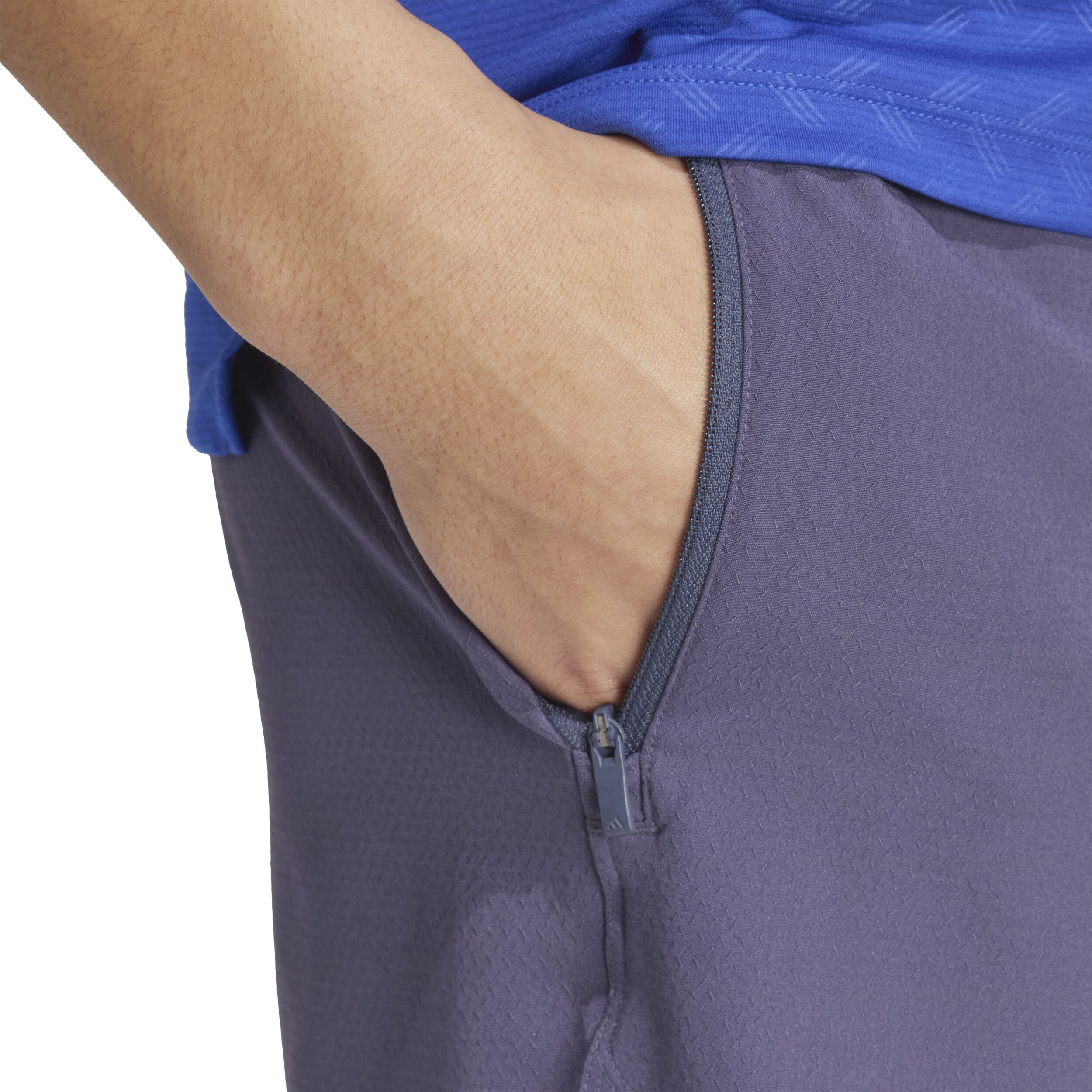adidas Power 2in1 7in Shorts Hommes - Bleu Gris