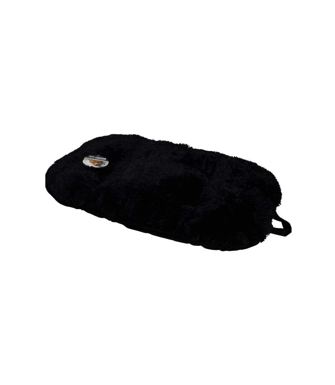Paris Prix - Coussin Pour Chien & Chat fluffy 107cm Noir