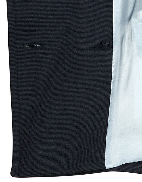 Tommy Hilfiger - WOOL BLEND DB PEACOAT - Marine