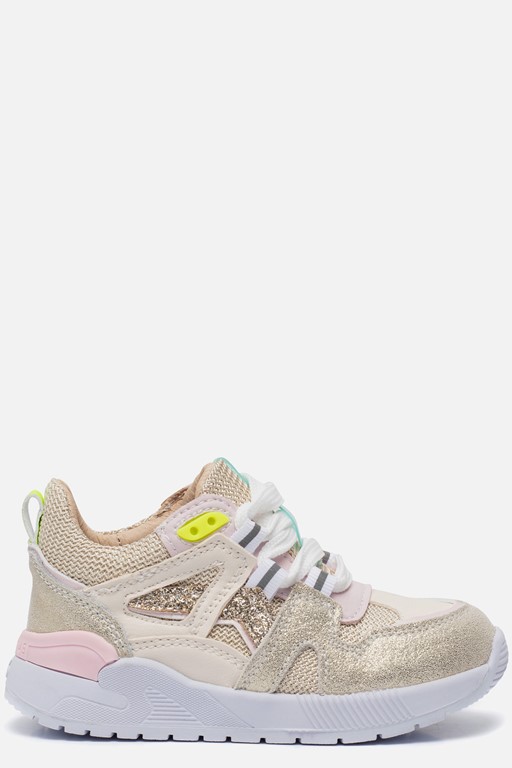 Shoesme Babyschoenen Trainers beige Textiel