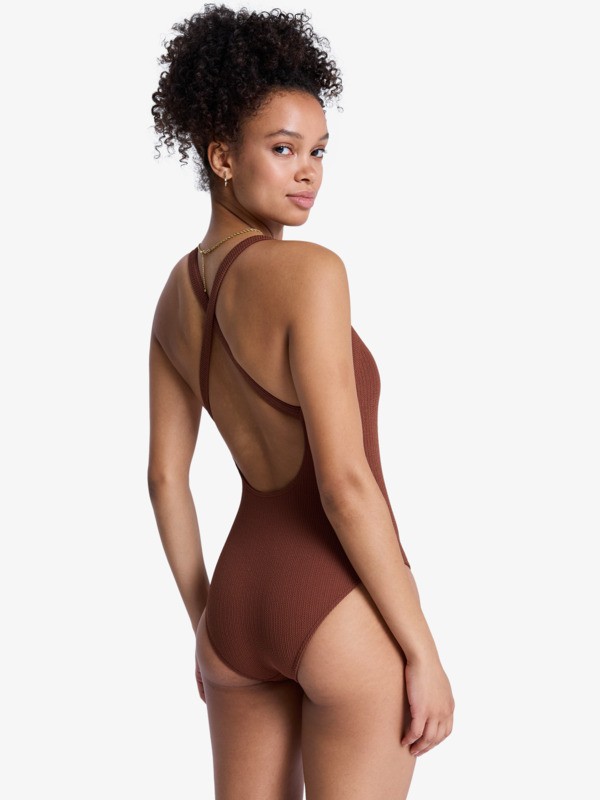 Roxy Sunshine One-Piece Maillot de bain une pièce Marron Femme