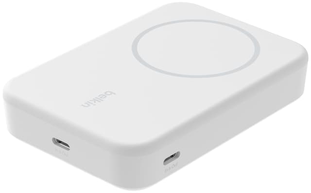 Belkin BoostCharge Pro 10K Magnetic Qi2 powerbank (white)