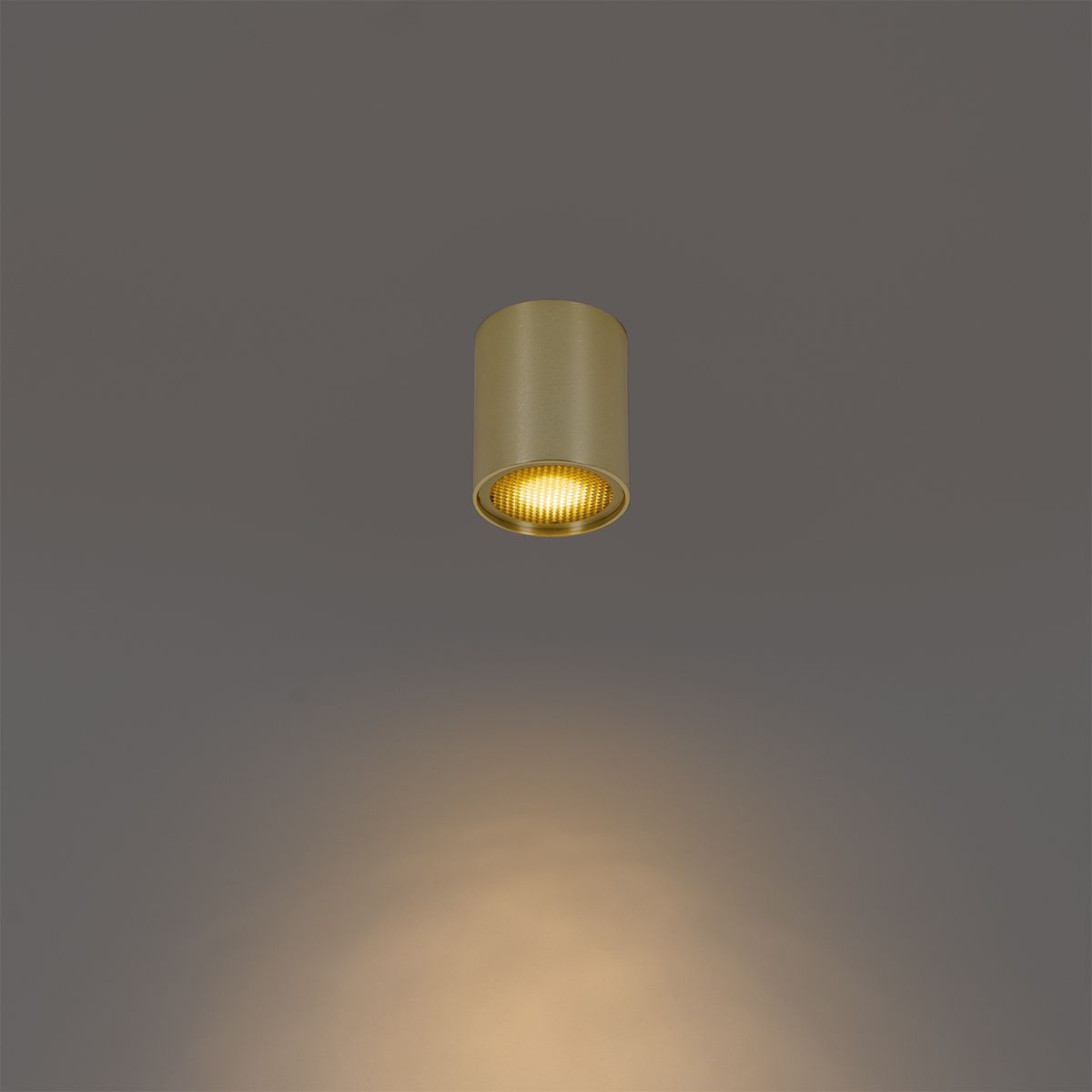 Design opbouwspot goud GU10 50mm - Tubo Honey
