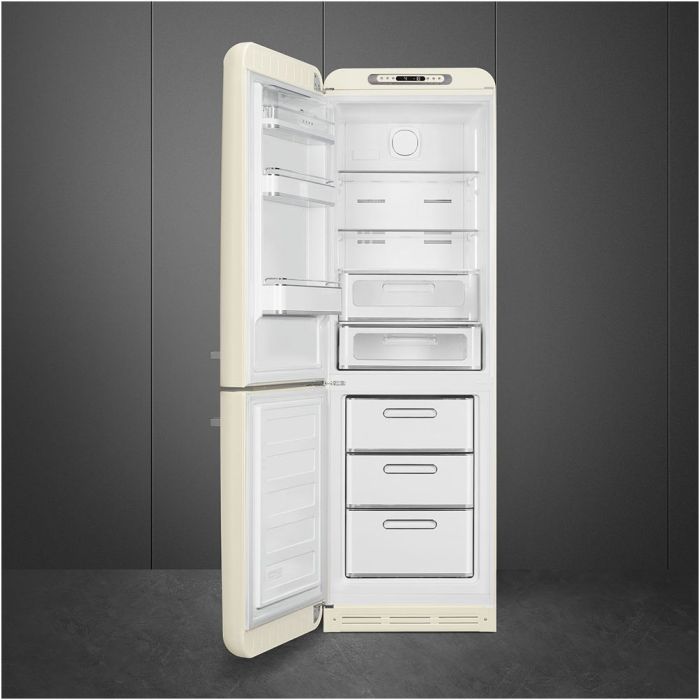 SMEG Kühl- Gefrierkombination 50's Retro Style FAB32LCR5 Creme