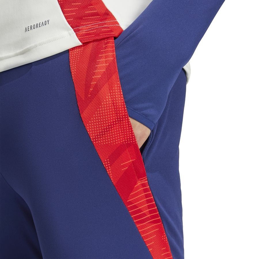Lyon Bas de Survêtement Tiro 24 - Bleu Marine/Rouge/Blanc