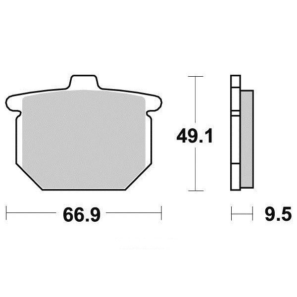 Sifam - Plaquettes de frein S1027AN