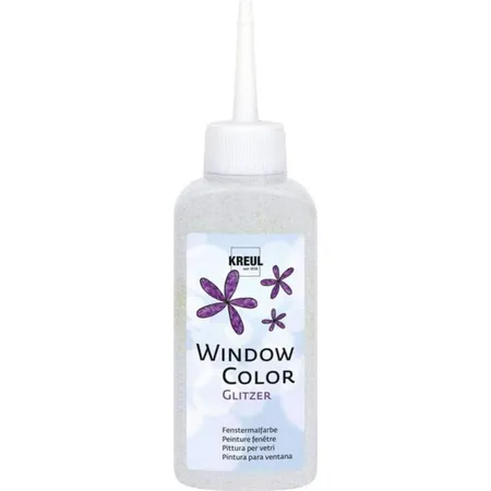 KREUL Window Color Glitzer-Silber 80 ml