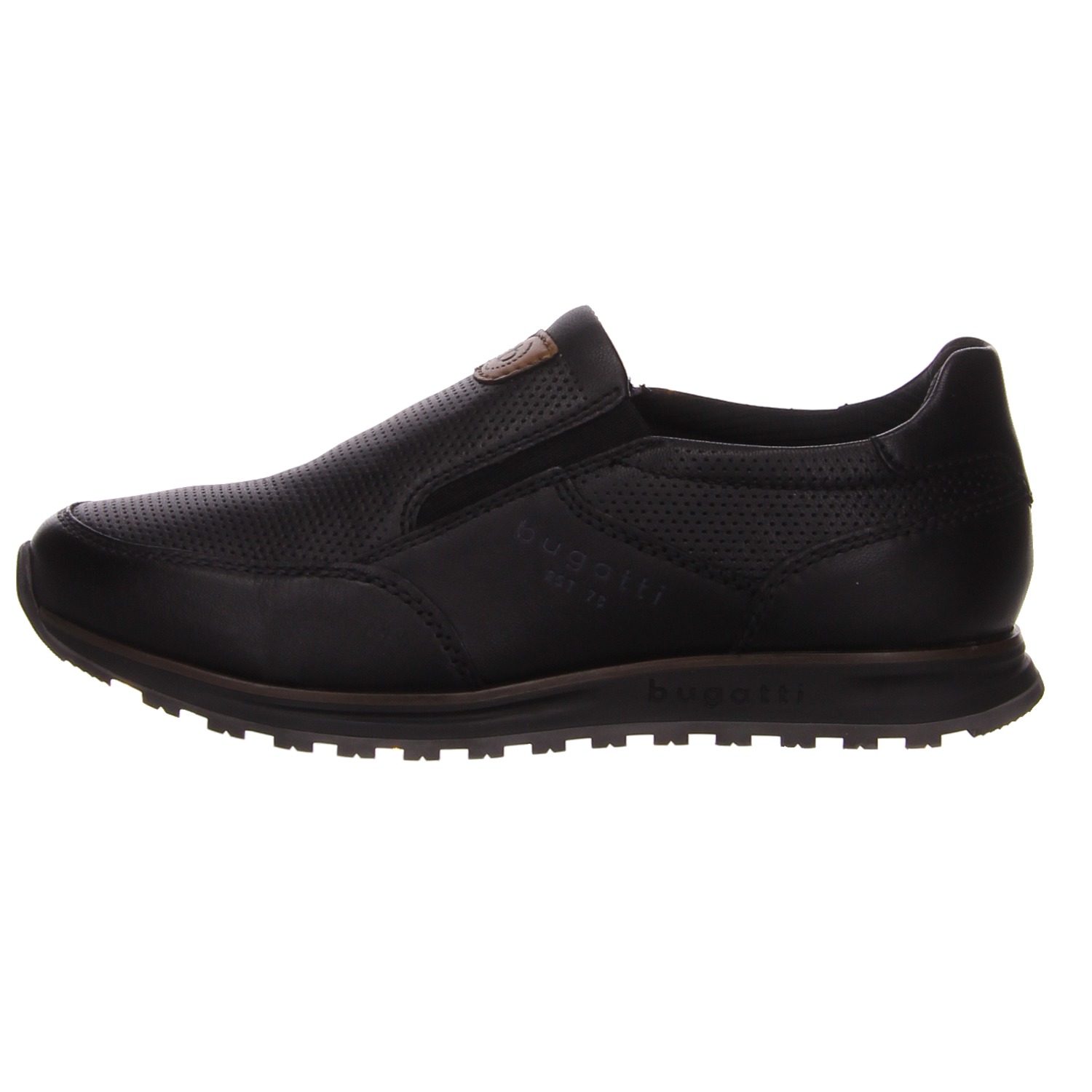 Bugatti Slipper schwarz schwarz