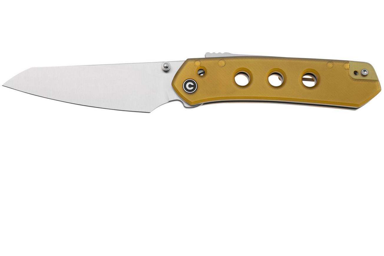 Civivi Vision FG C22036-5 Satin Nitro-V, Polished Ultem, zakmes, Snecx Tan design