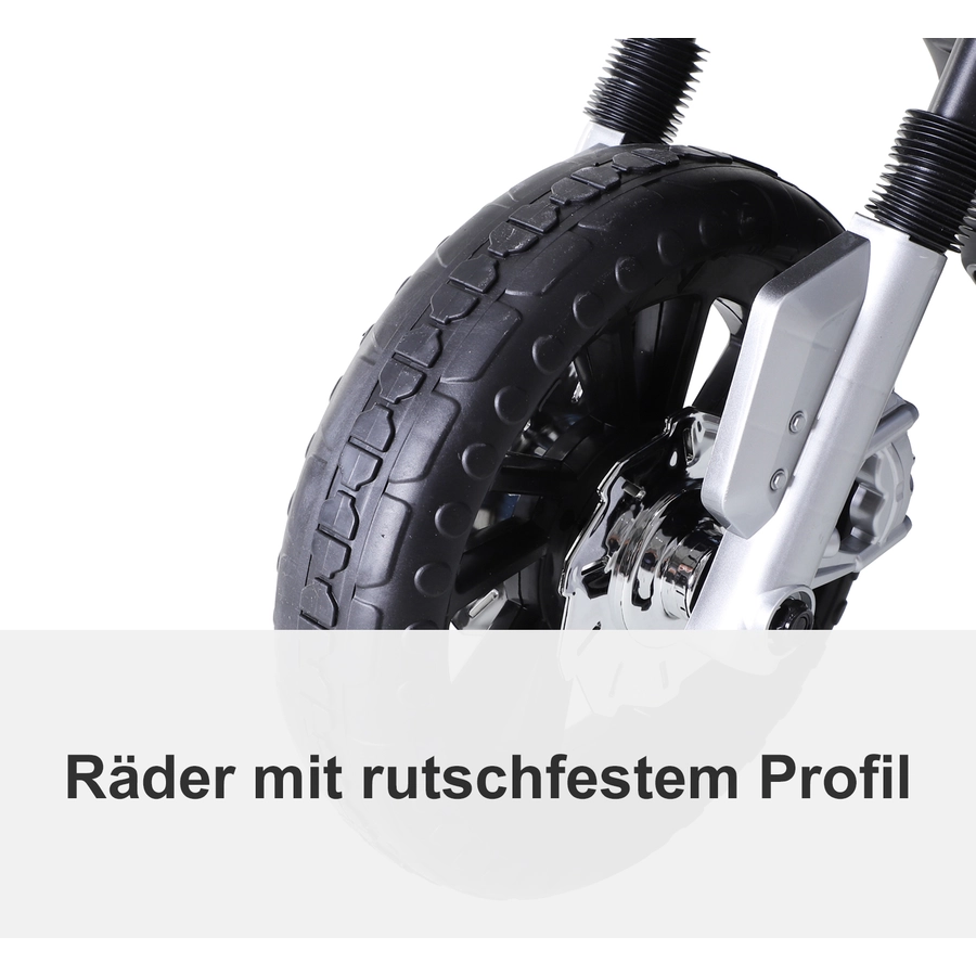 HOMCOM Elektro-Motorrad für Kinder blau