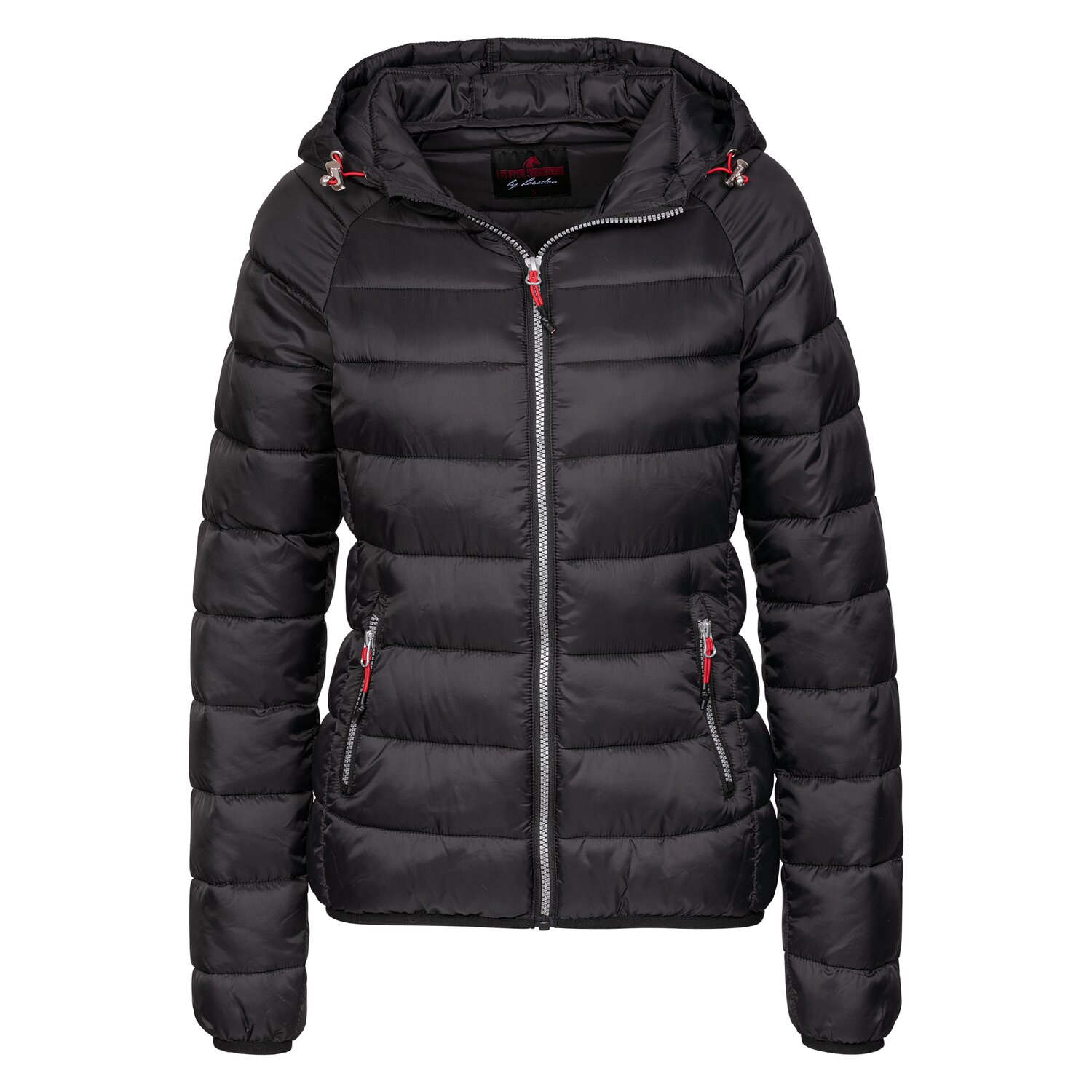 black forest Steppjacke mit Kapuze - anthracite