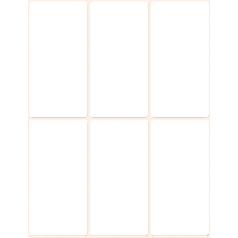 Etiquette multi-usage, 76 x 39 mm, blanc