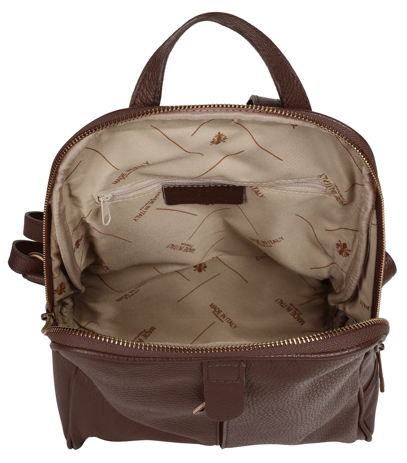 Samantha Look Cityrucksack echt Leder, Made in Italy