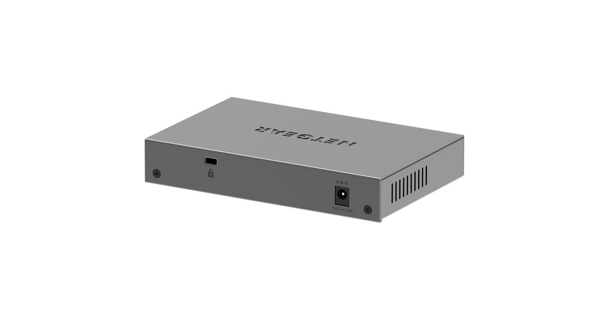 Netgear8-poorts Gigabit Plus-switch (GS108E-400EUS)  (Grijs, Unmanaged)
