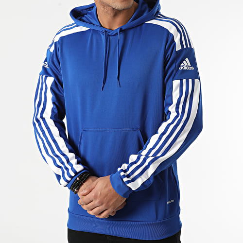 Sweat Capuche A Bandes GP6436 Bleu Roi