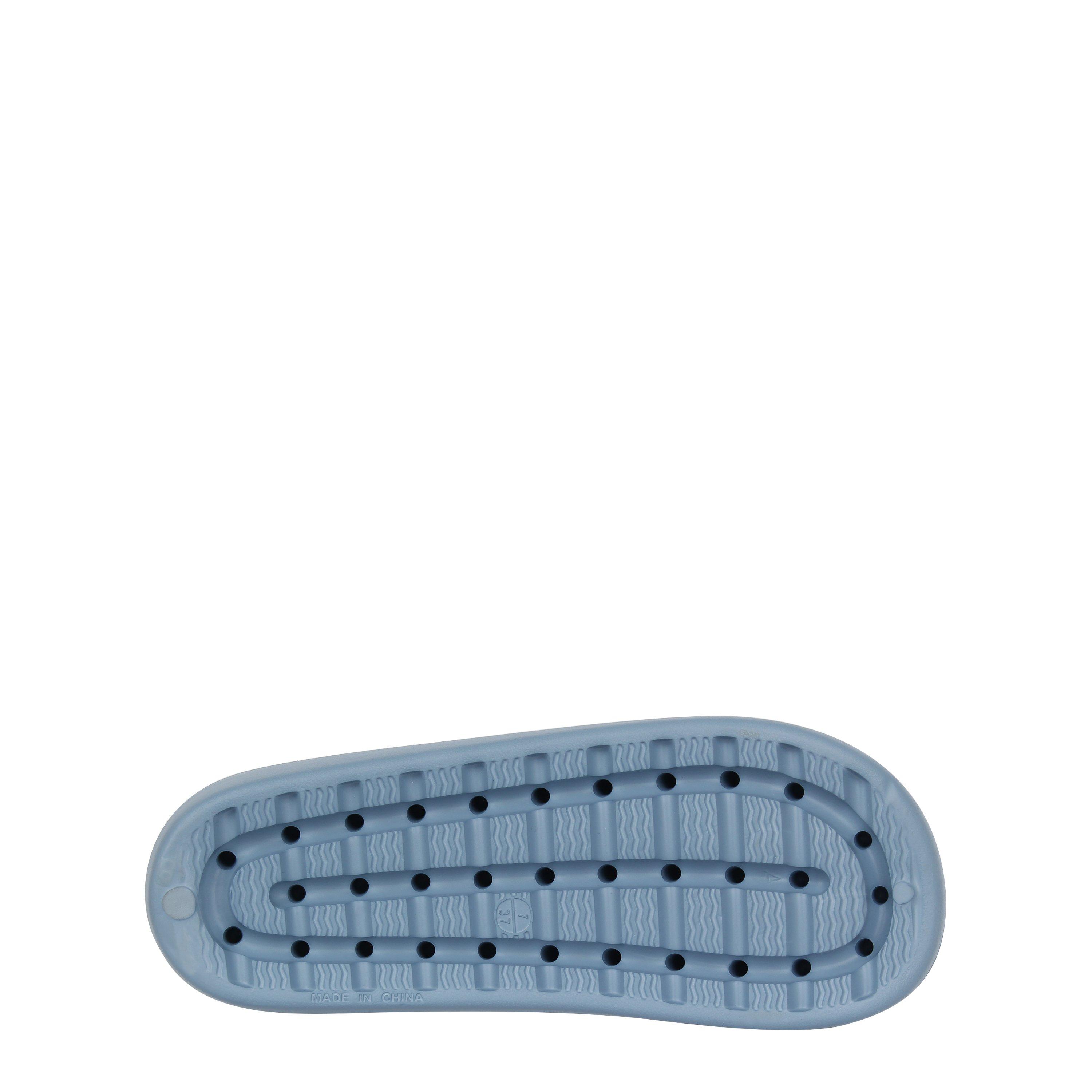 Fabric Platform Sliders Womens