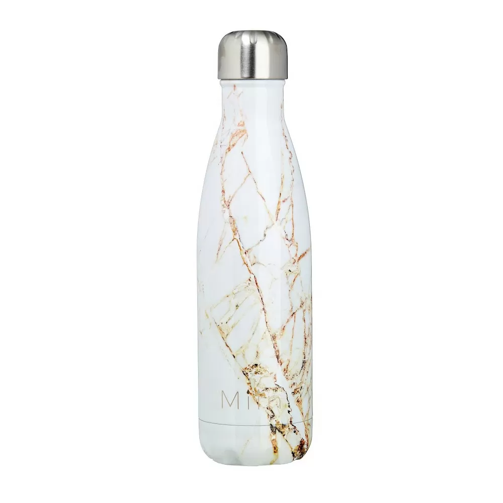 Miin Bottle Guld Marmor - 1 stk
