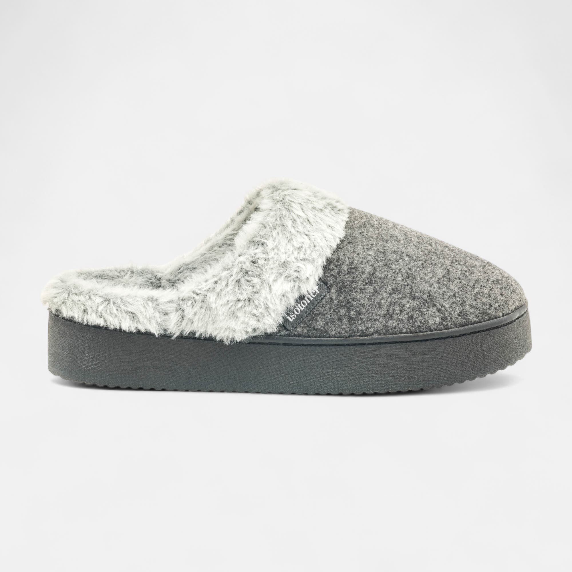 Pantoufles mules Femme gris