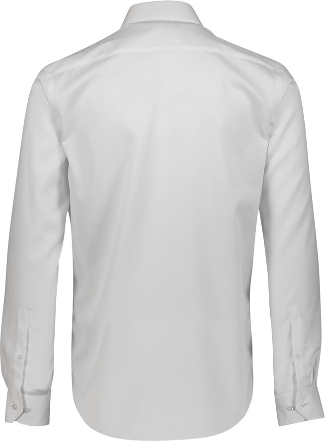 Lindbergh Plain fine twill shirt LS White