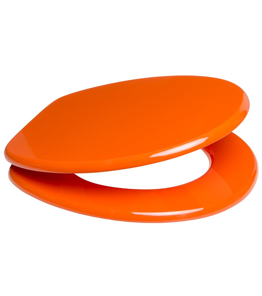 Toiletzitting met softclose-mechanisme, oranje