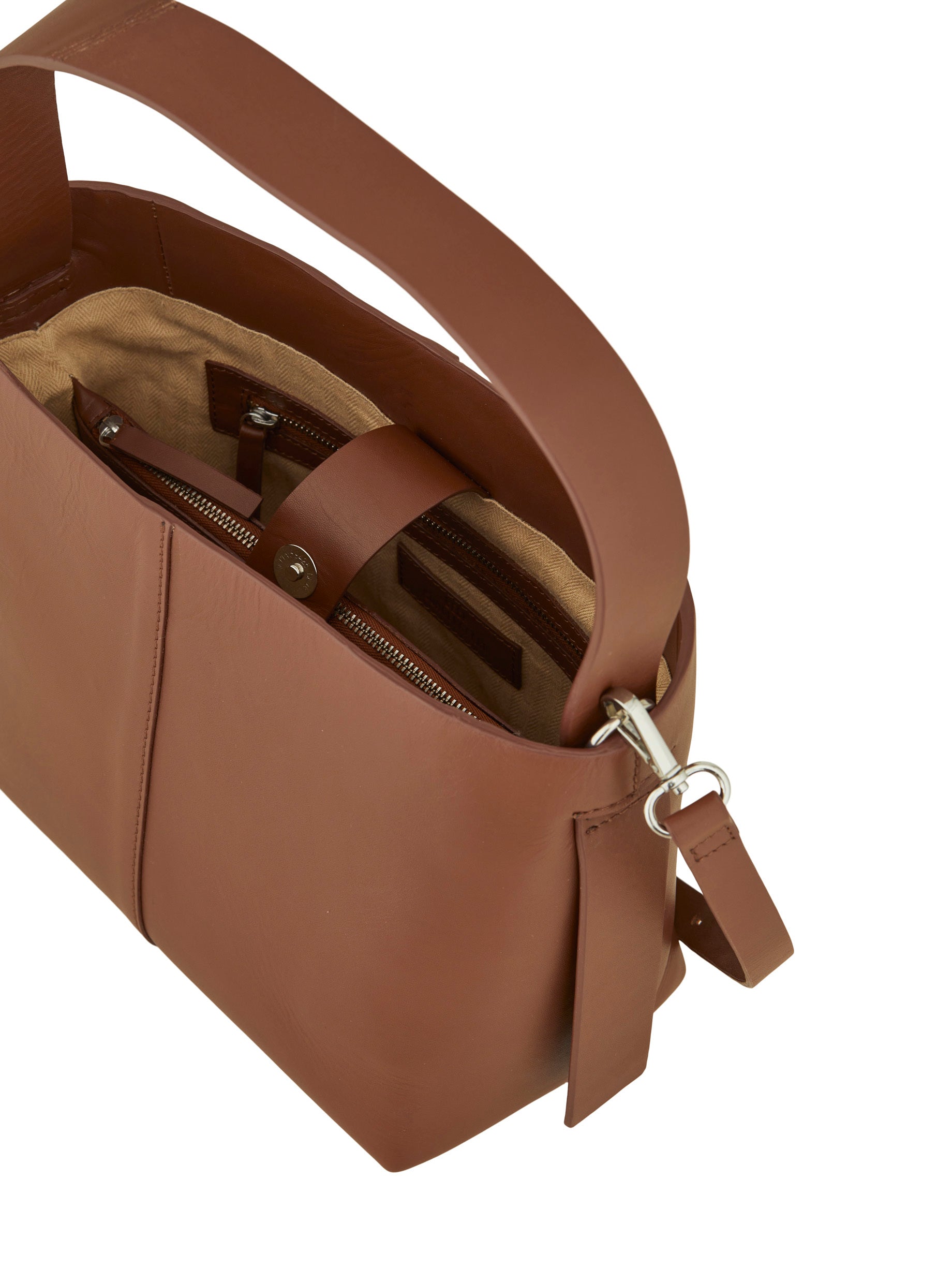 Becksöndergaard  Nappa Fraya Small taske - Mocha Brown