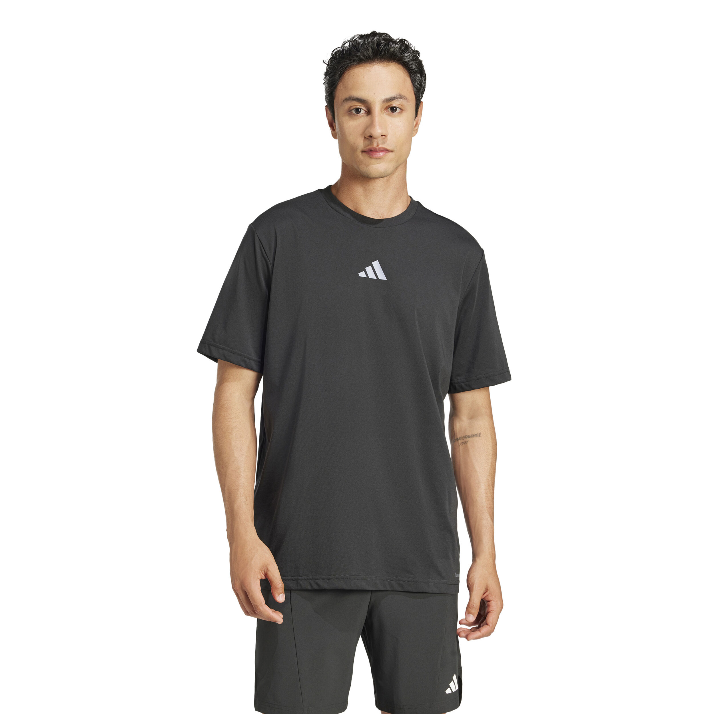 adidas Graphic T-shirt Hommes - Noir , Lilas