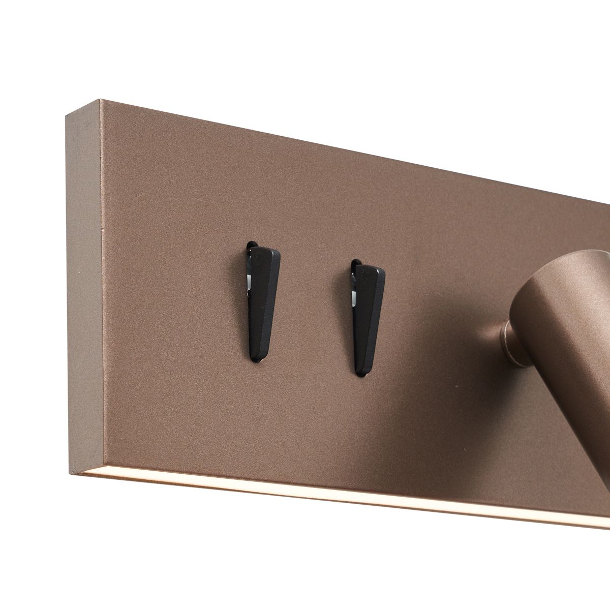 Moderne wandlamp donkerbrons verstelbaar met USB-C incl. LED - Modric