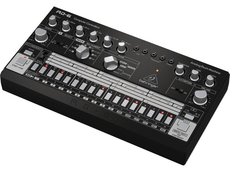 Behringer Drum Machine RD-6-BK Klassische analoge Drum Machine