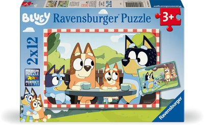 Ravensburger Bluey Puslespill 2x12 Brikker