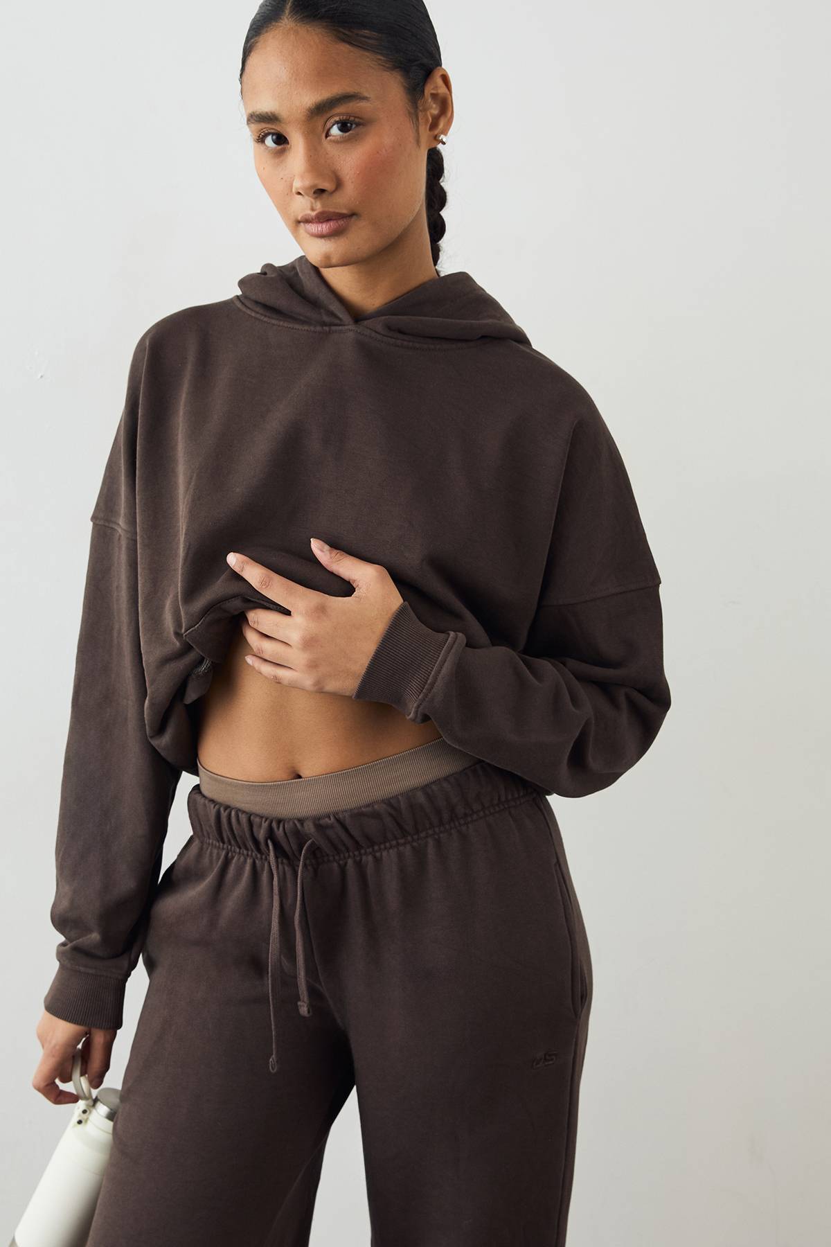 Sweat à Casynthétiqueche Surdimensionné DSGN Studio Premium Poids Lourd Délavé