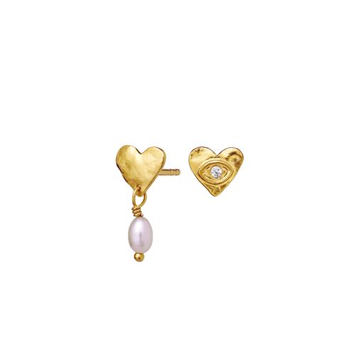 Maanesten Vesta Øreringe, Gold Plated
