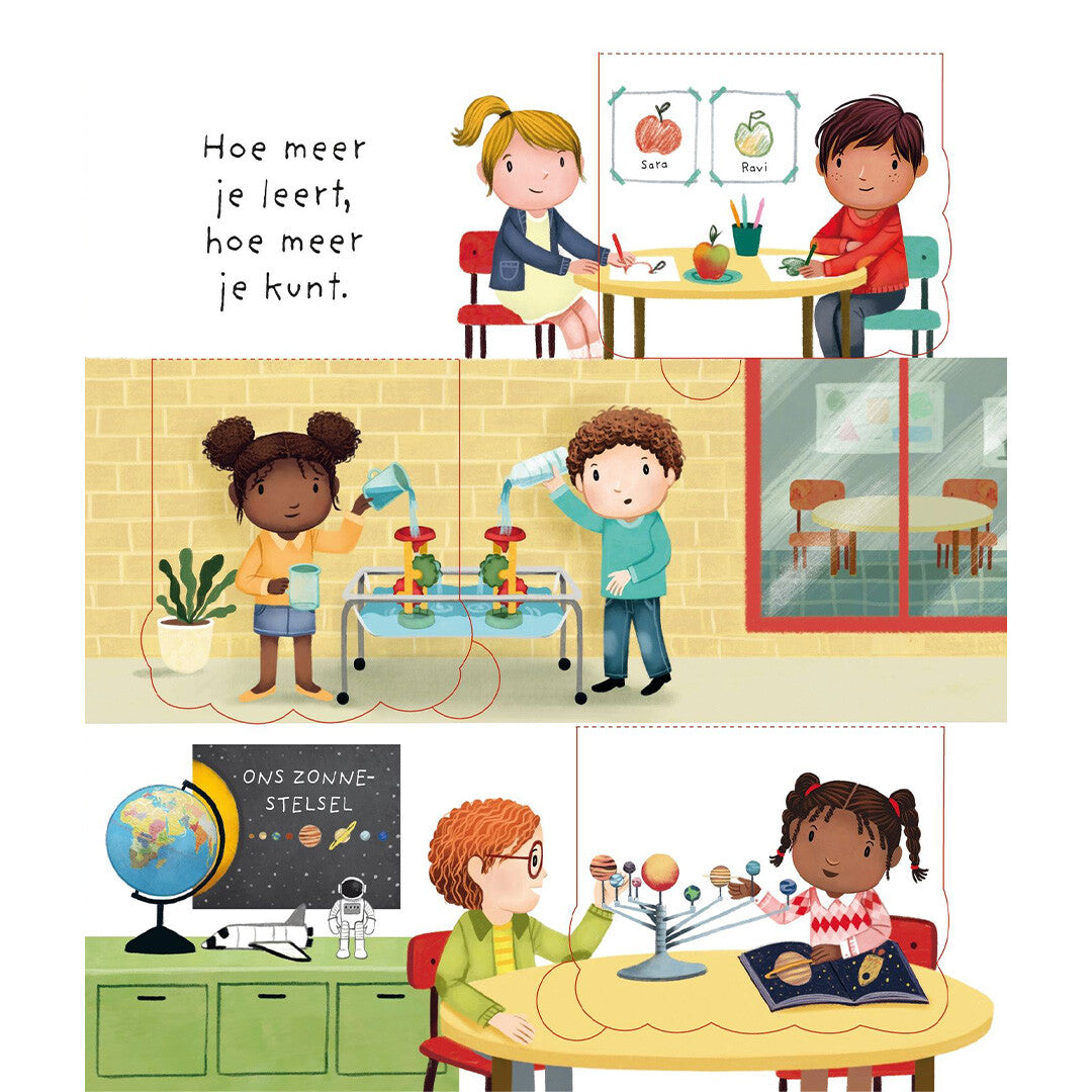 Usborne flapjesboek waarom moet ik naar school?