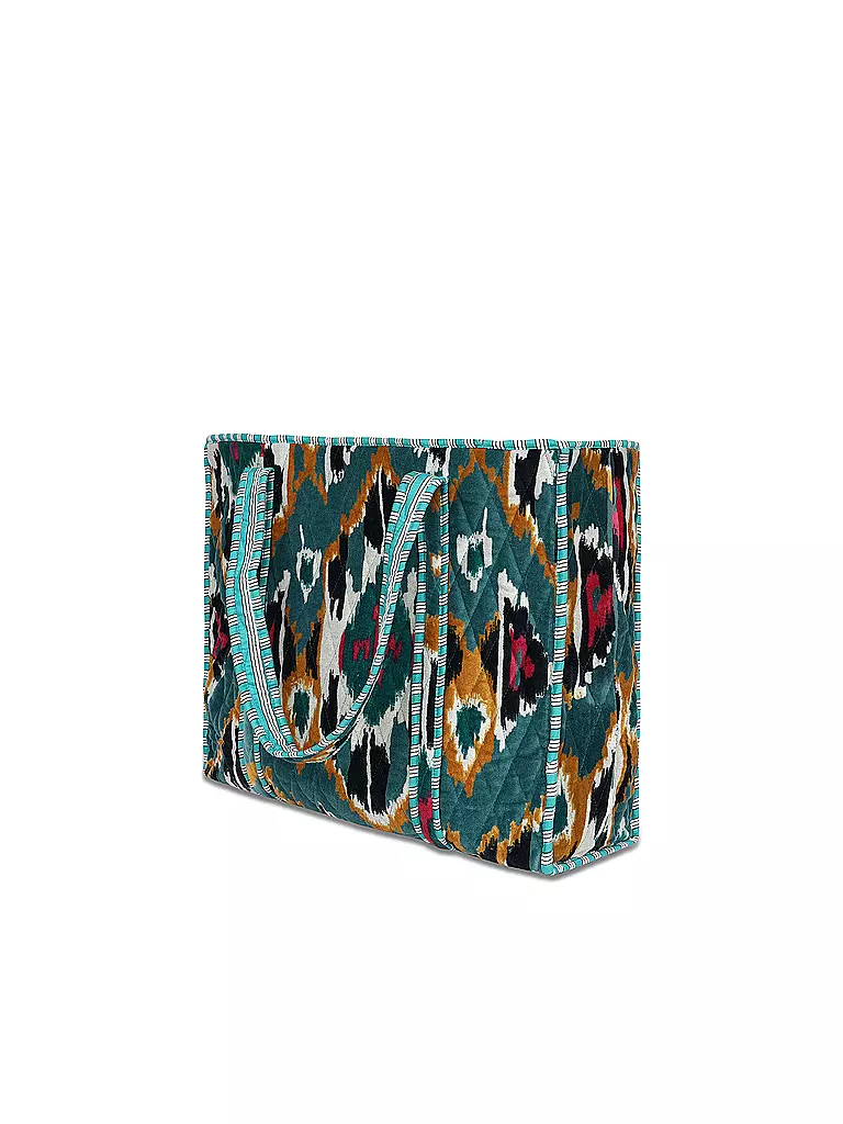 CONSCIOUS YOGA COLLECTIVE Tasche - Shopper VELVET IKAT SHOPPER grün