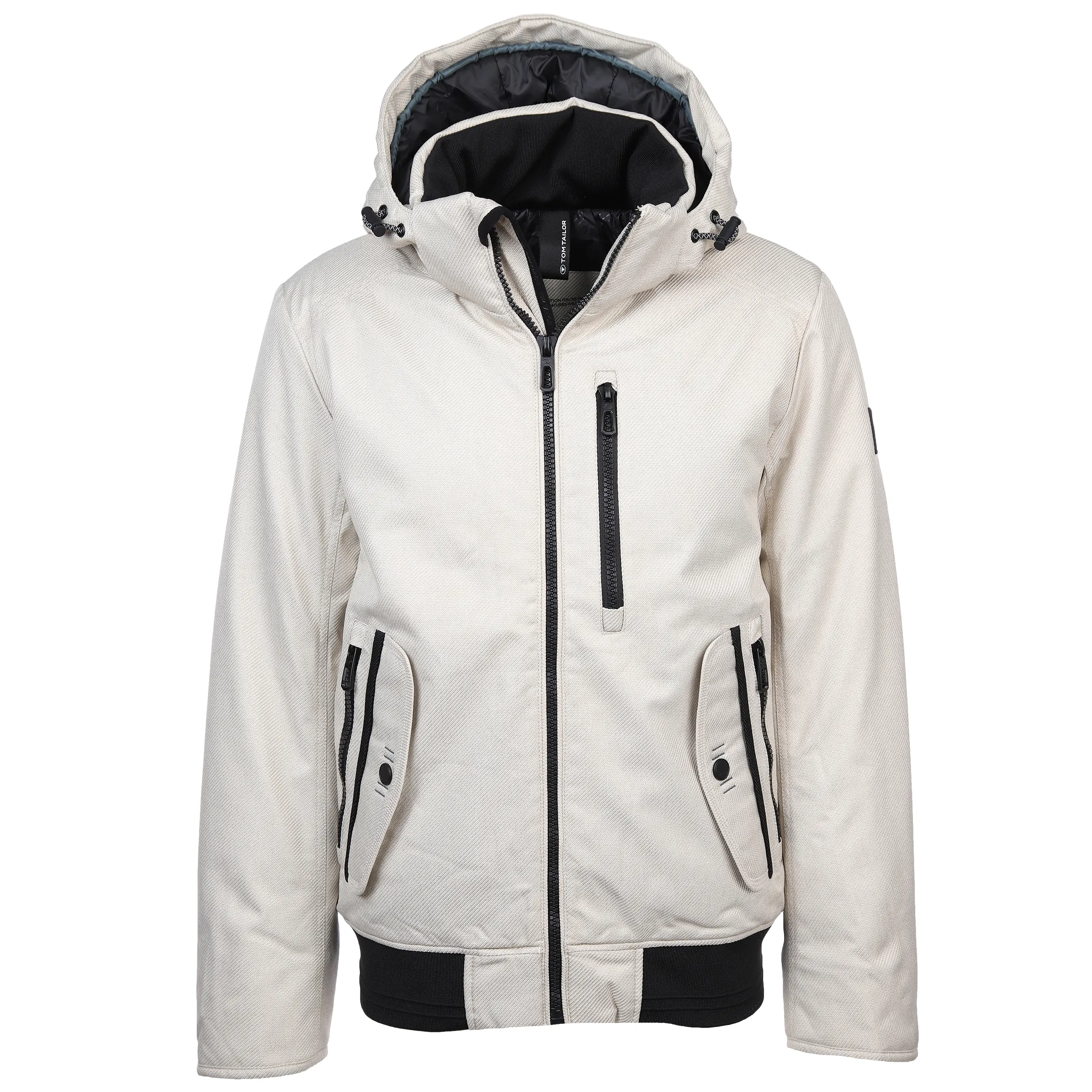 Herren Winterjacke mit farblich abgesetzten Details