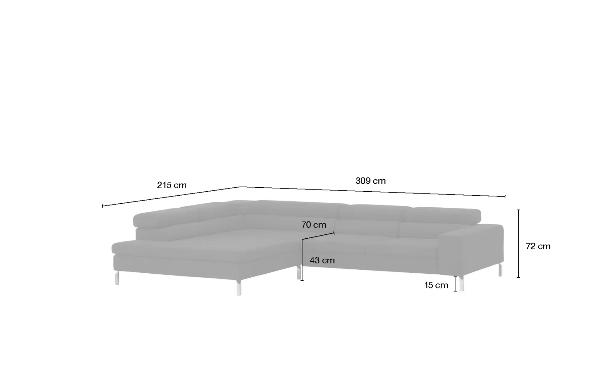 Gallery M Ecksofa Felicia