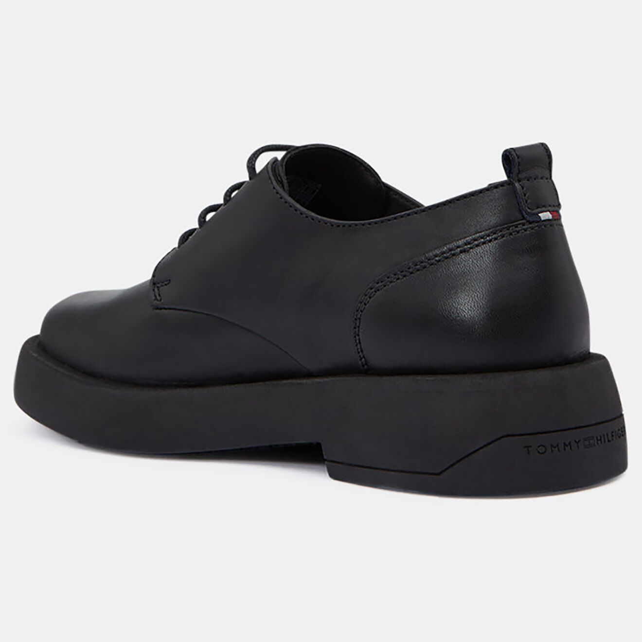 Tommy Hilfiger Derbies en Cuir Chunky noires