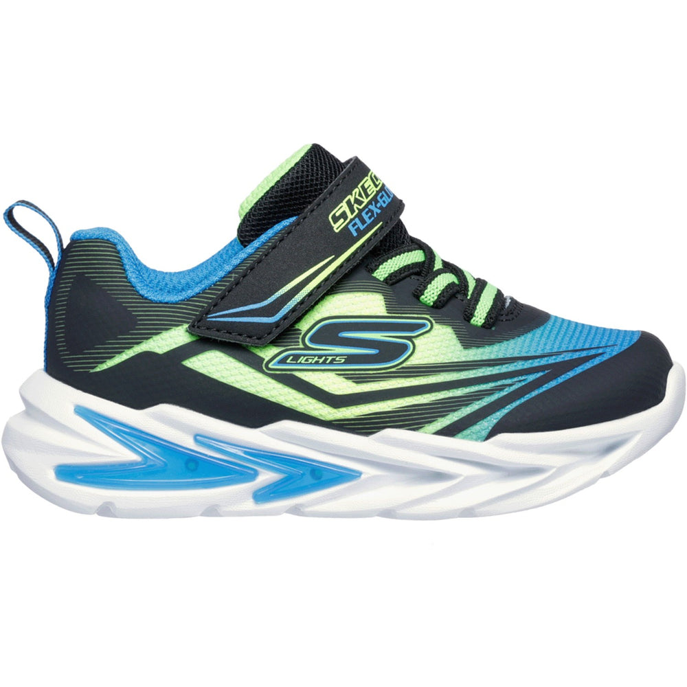 Køb Skechers Black S Lights Flex-Glow Ultra